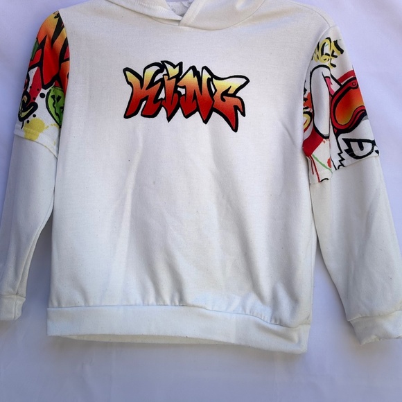 Big Boy “KING” Graphic Hoodie – Size 10 - Picture 4 of 5
